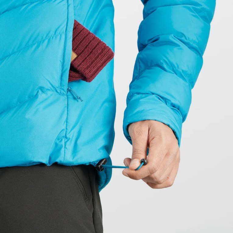 Salomon Essential Xwarm Men's Insulated Jackets Turquoise | CA 7J62
